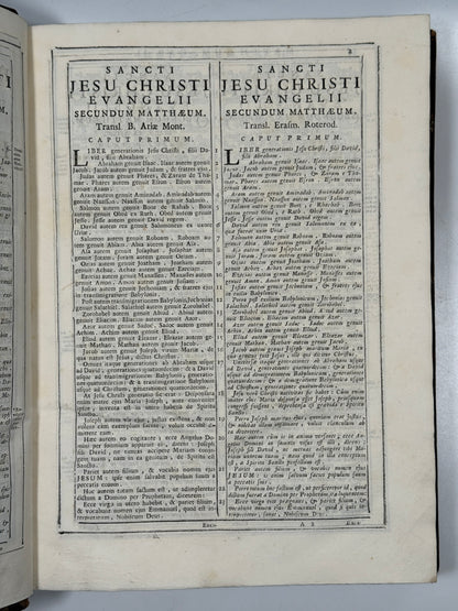 Antique Catholic Bible 1747 Latin Vulgate