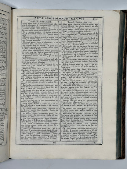 Antique Catholic Bible 1747 Latin Vulgate