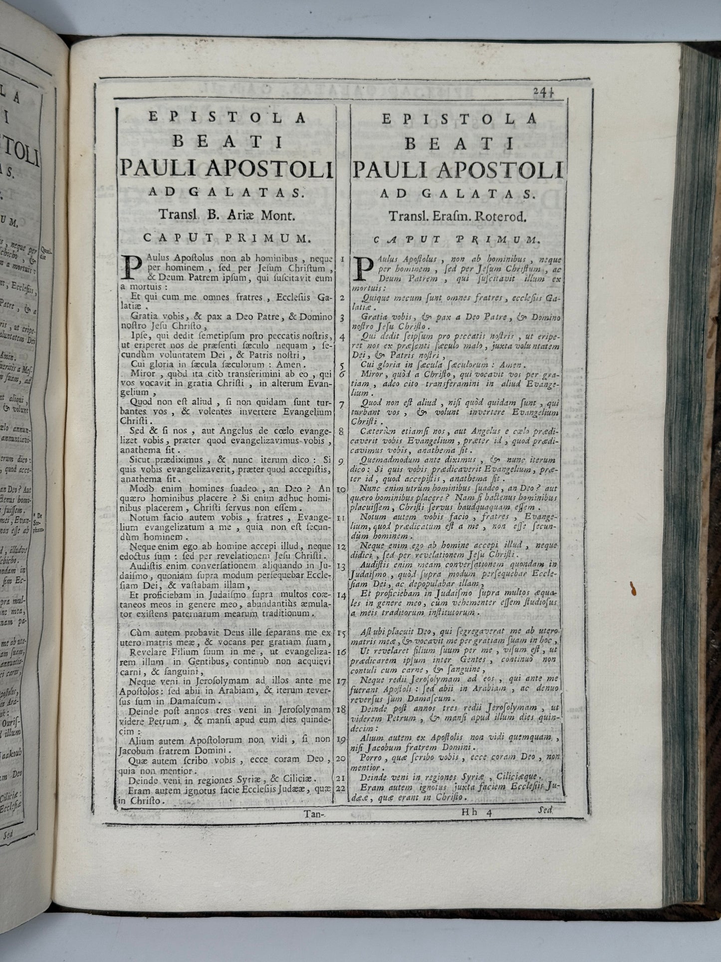 Antique Catholic Bible 1747 Latin Vulgate