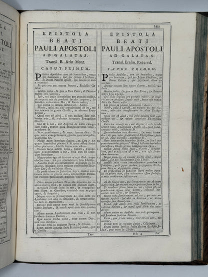 Antique Catholic Bible 1747 Latin Vulgate