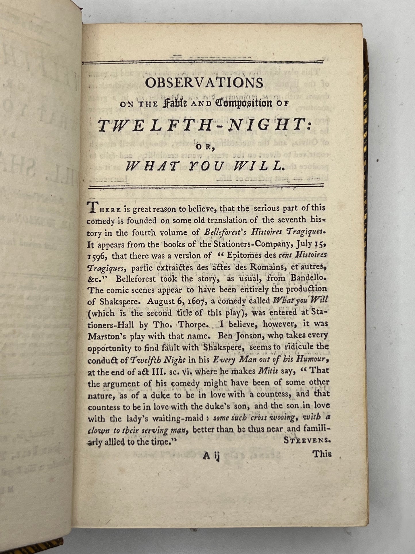 The Works of William Shakespeare 1788 Bell's Edition