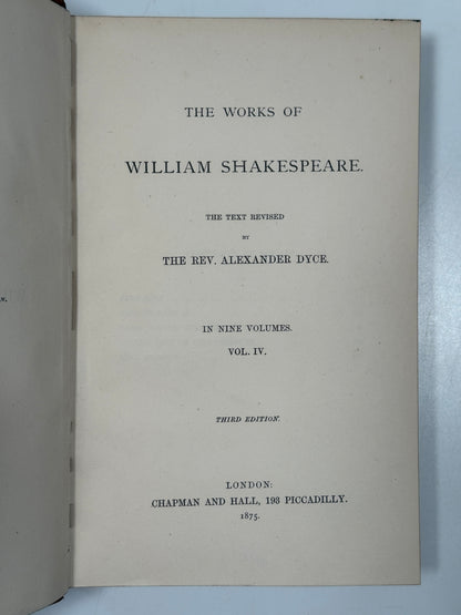 The Works of William Shakespeare 1875