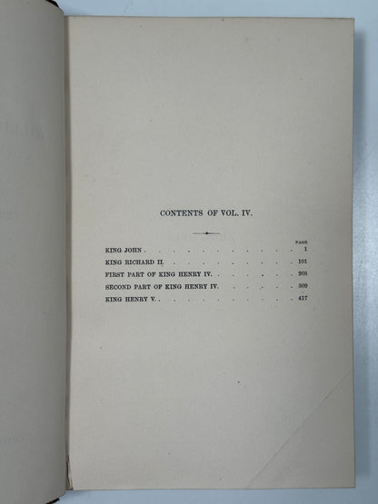 The Works of William Shakespeare 1875