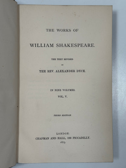 The Works of William Shakespeare 1875