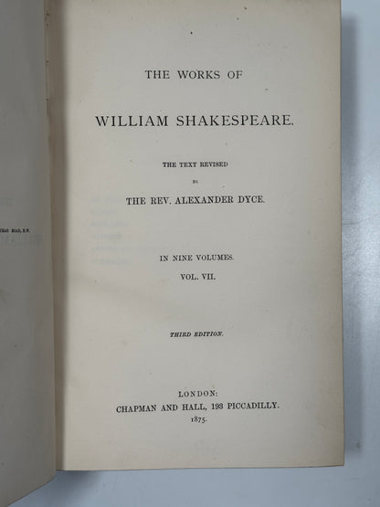 The Works of William Shakespeare 1875