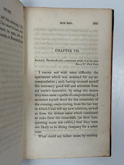 Rob Roy by Sir Walter Scott 1818 Second Edition