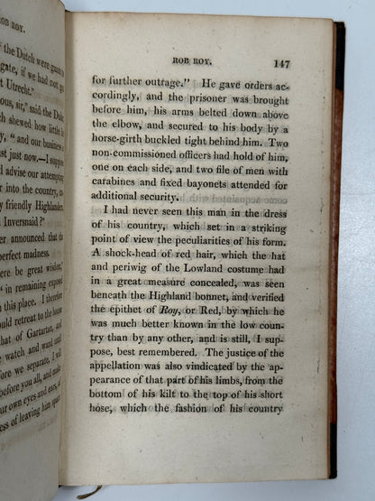 Rob Roy by Sir Walter Scott 1818 Second Edition