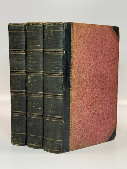 Ivanhoe by Walter Scott 1820 First Edition in Contemporary Bindings