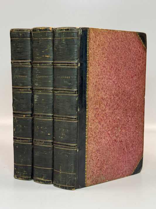 Ivanhoe by Walter Scott 1820 First Edition in Contemporary Bindings
