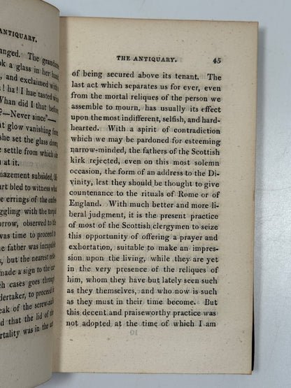 The Antiquary by Sir Walter Scott 1816 Second Edition