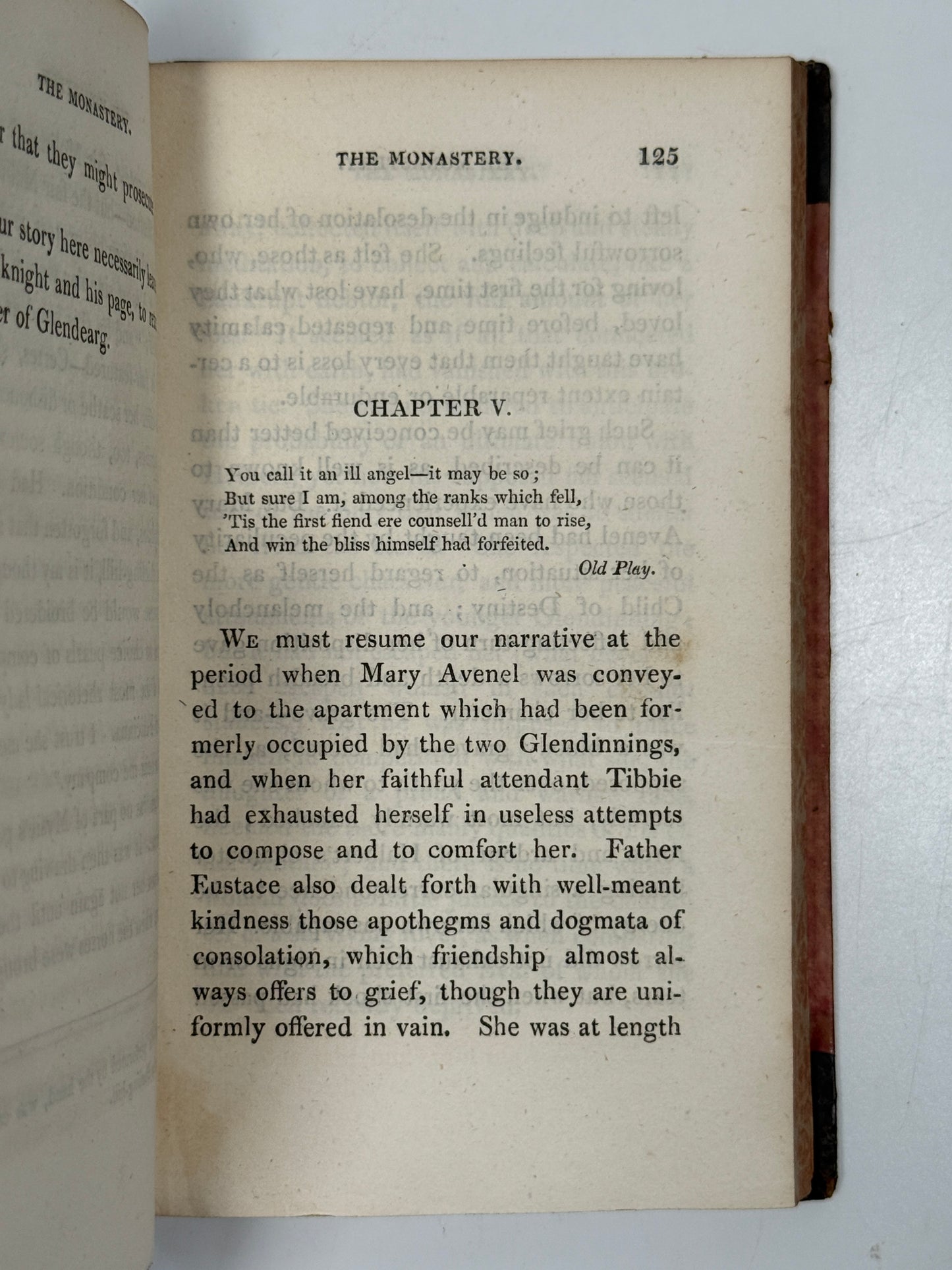 The Monastery, a Romance by Walter Scott 1820 First Edition