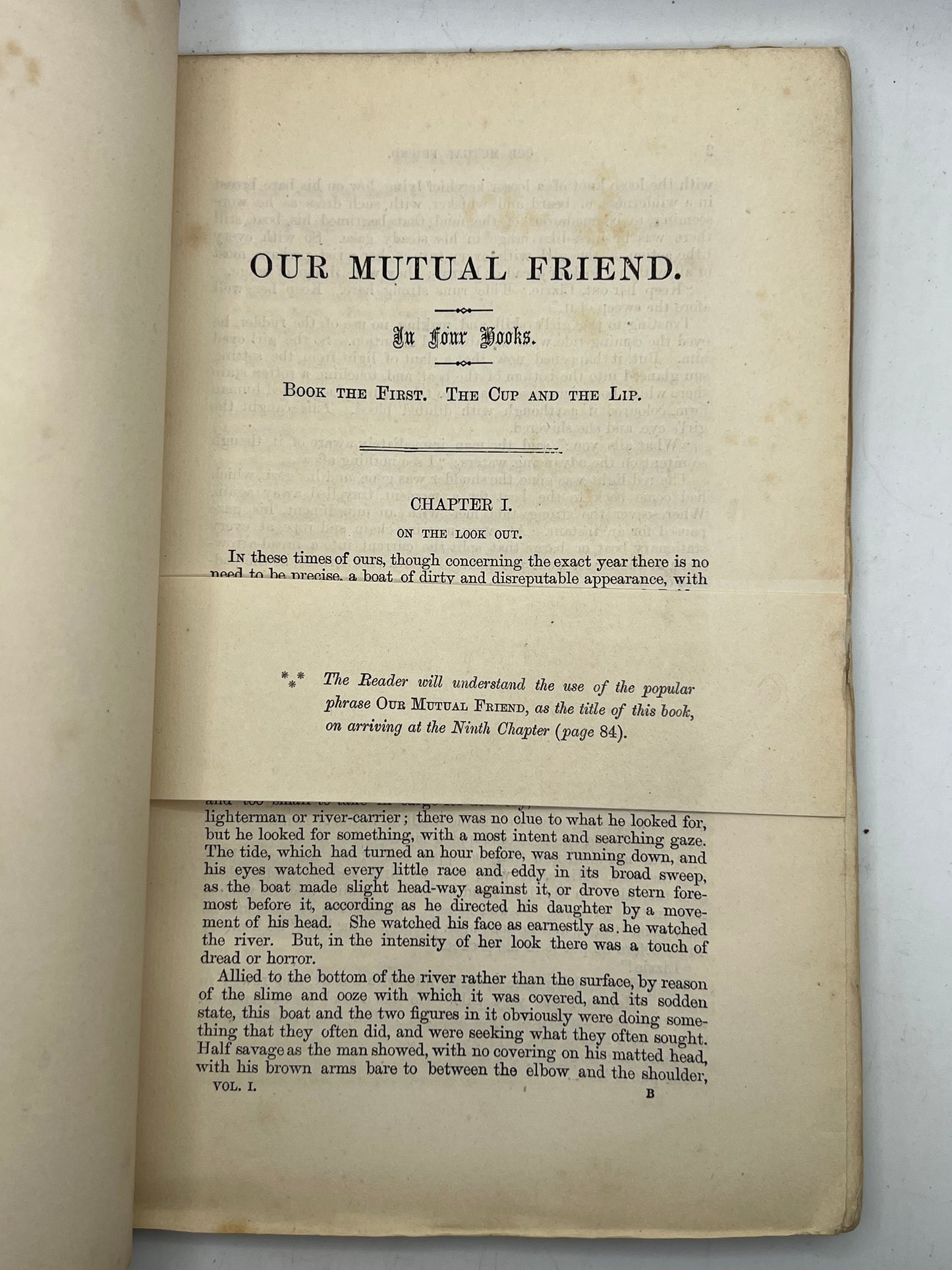 Our Mutual Friend by Charles Dickens 1865 First Edition in Original 19/20 Parts