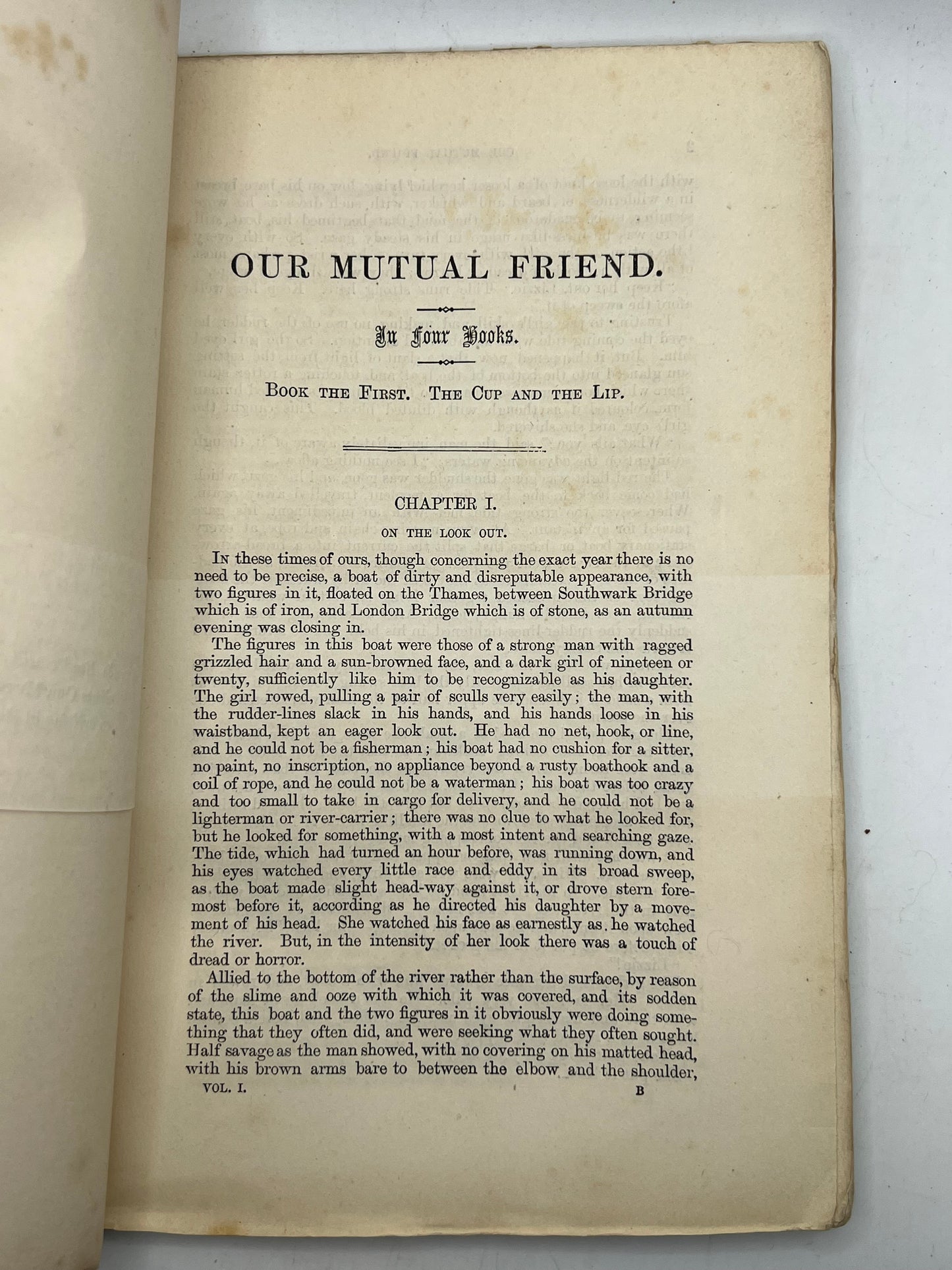 Our Mutual Friend by Charles Dickens 1865 First Edition in Original 19/20 Parts