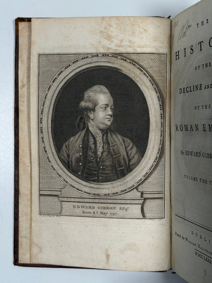 Decline and Fall of the Roman Empire by Edward Gibbon 1777 First Edition Thus
