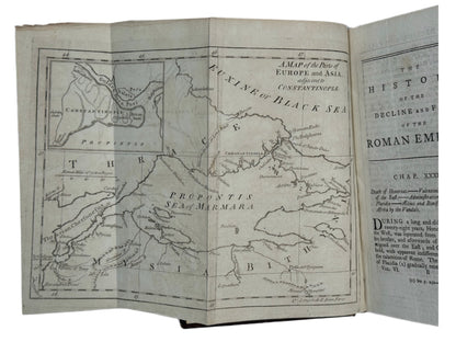 Decline and Fall of the Roman Empire by Edward Gibbon 1777 First Edition Thus