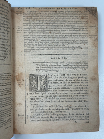 1582 New Testament Douay Rheims First Edition