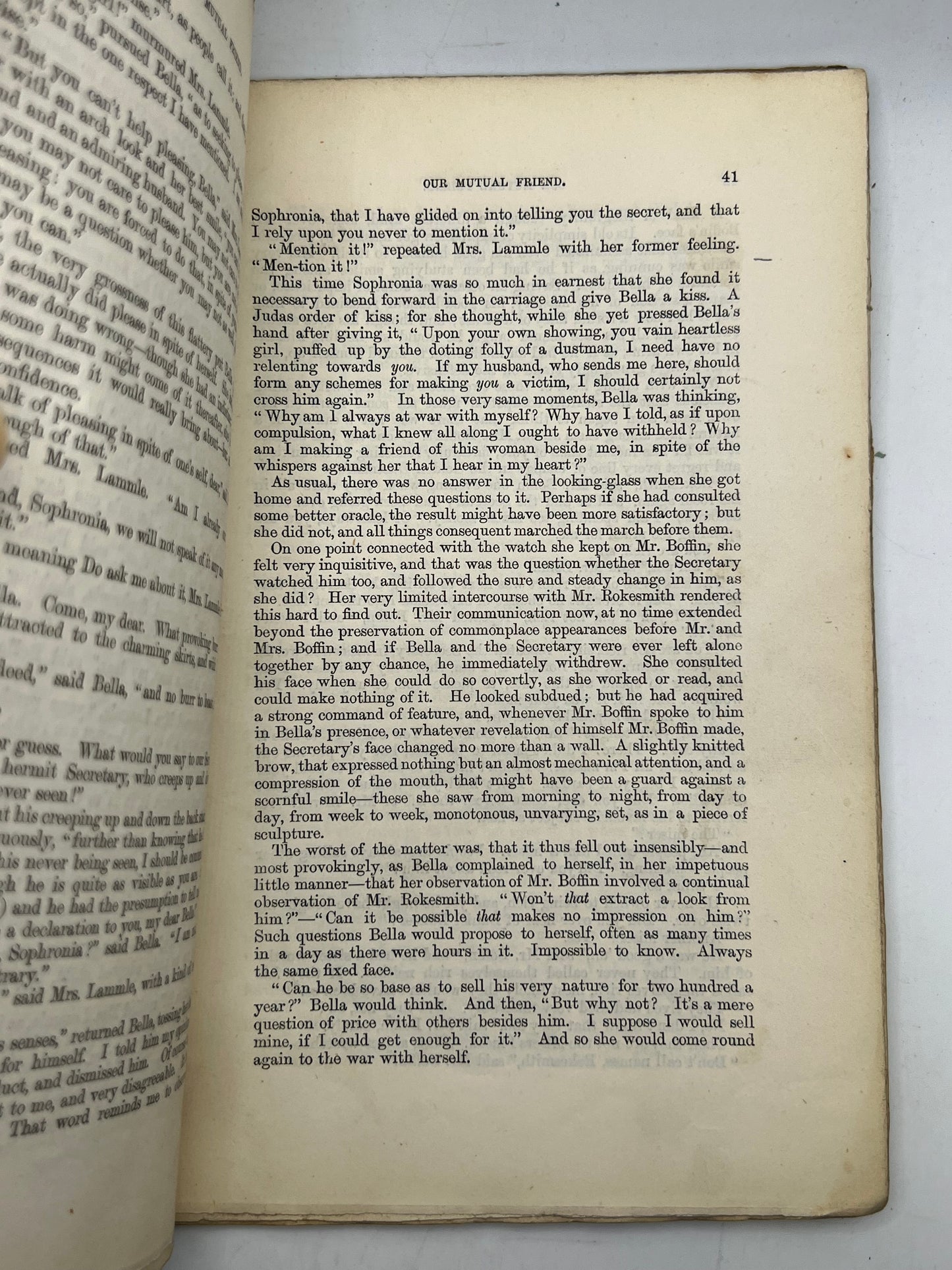 Our Mutual Friend by Charles Dickens 1865 First Edition in Original 19/20 Parts