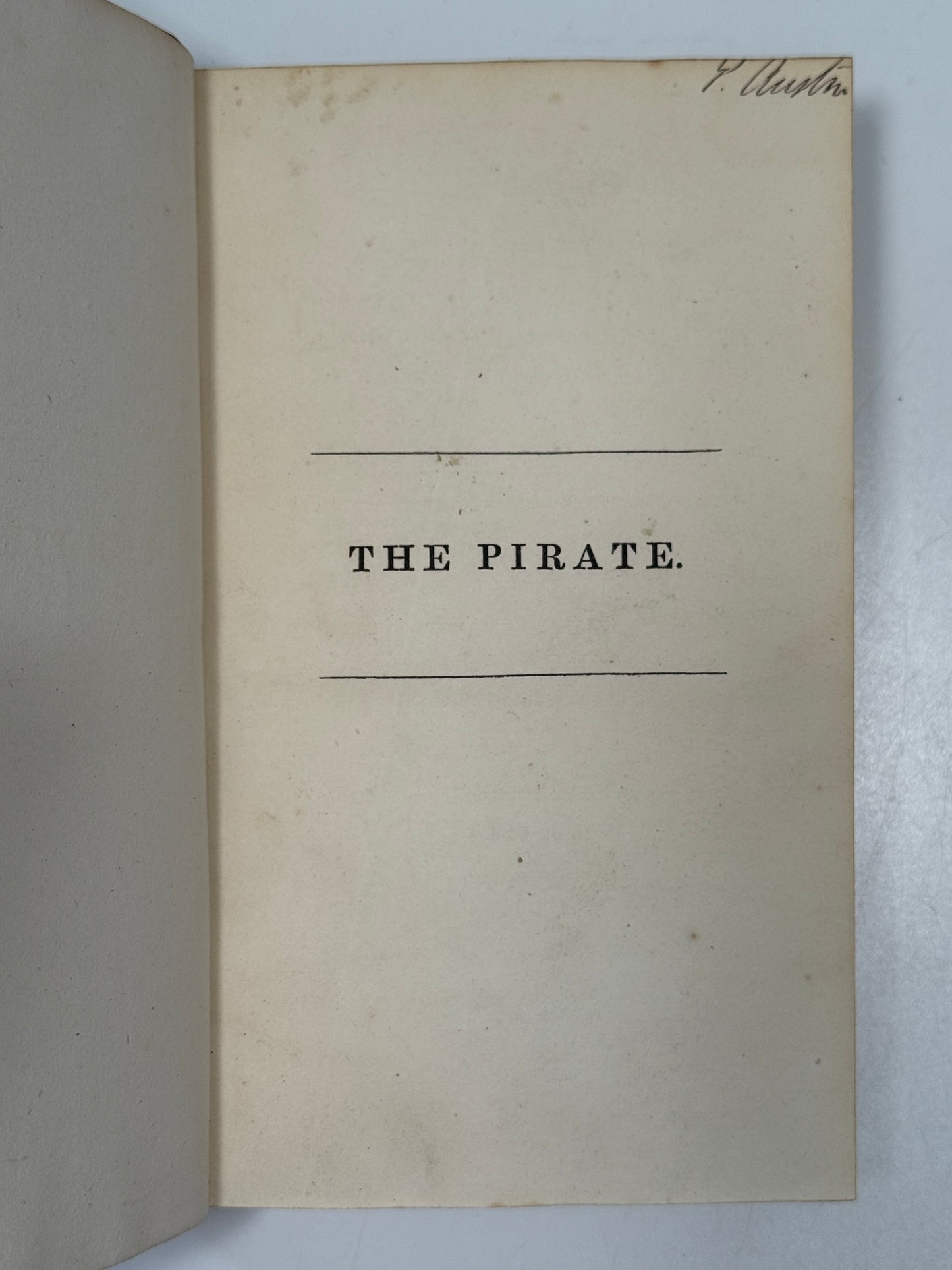 The Pirate by Sir Walter Scott 1822 First Edition