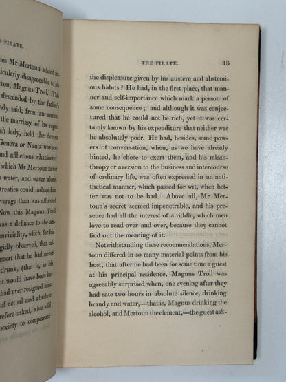 The Pirate by Sir Walter Scott 1822 First Edition