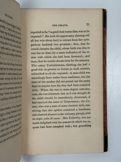 The Pirate by Sir Walter Scott 1822 First Edition