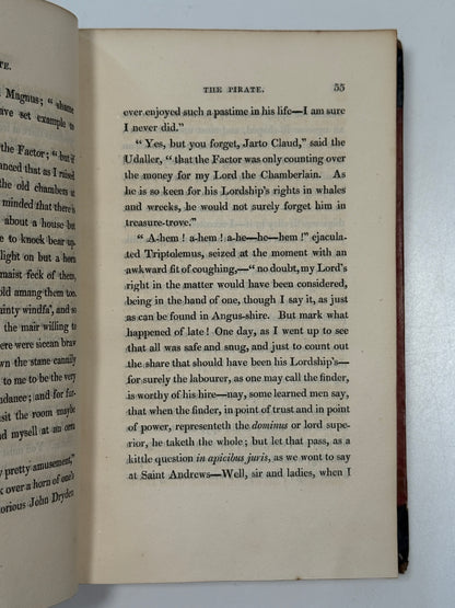 The Pirate by Sir Walter Scott 1822 First Edition
