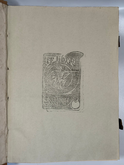 St. Augustine's De Civitate Dei and De Trinitate 1490 Amberbach