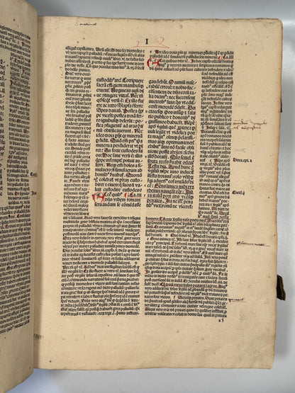 St. Augustine's De Civitate Dei and De Trinitate 1490 Amberbach