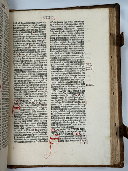St. Augustine's De Civitate Dei and De Trinitate 1490 Amberbach