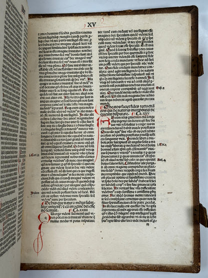 St. Augustine's De Civitate Dei and De Trinitate 1490 Amberbach