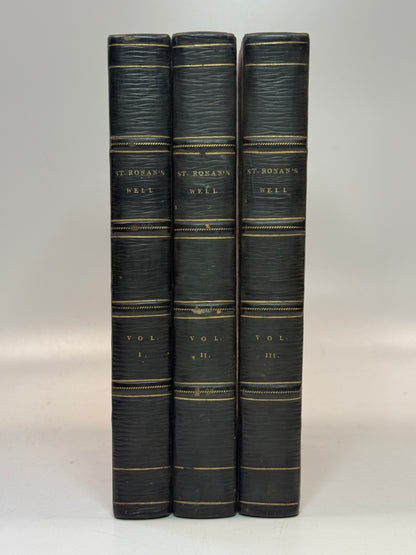 St Ronan's Well by Sir Walter Scott 1824 First Edition