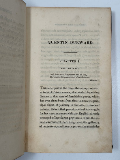 Quentin Durward by Walter Scott 1823 First Edition