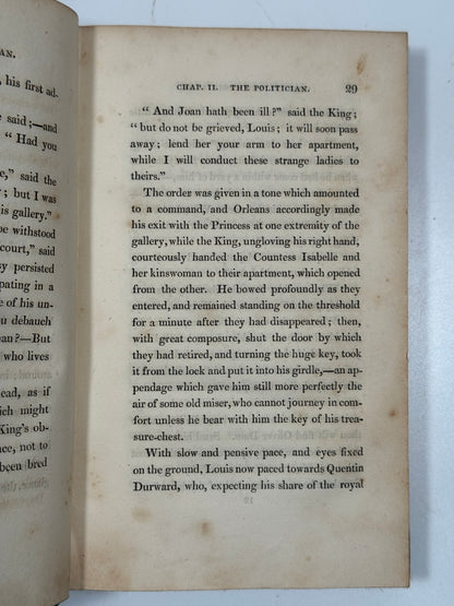 Quentin Durward by Walter Scott 1823 First Edition