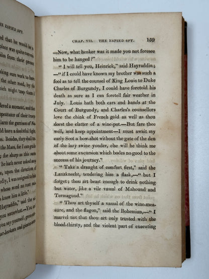 Quentin Durward by Walter Scott 1823 First Edition