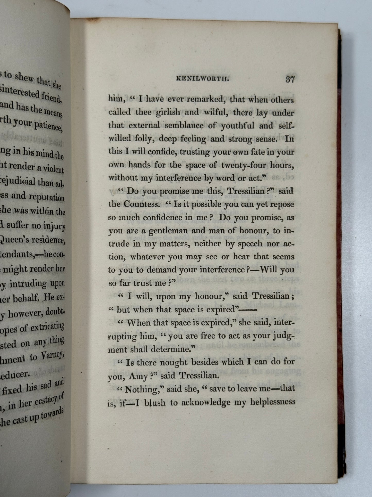 Kenilworth by Walter Scott 1821 First Edition