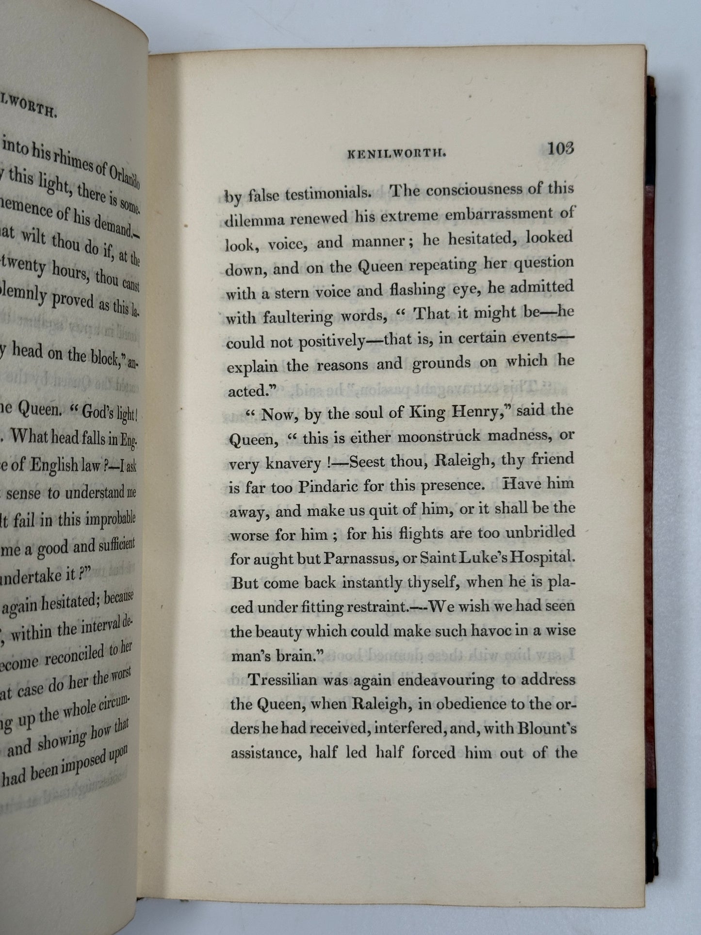 Kenilworth by Walter Scott 1821 First Edition