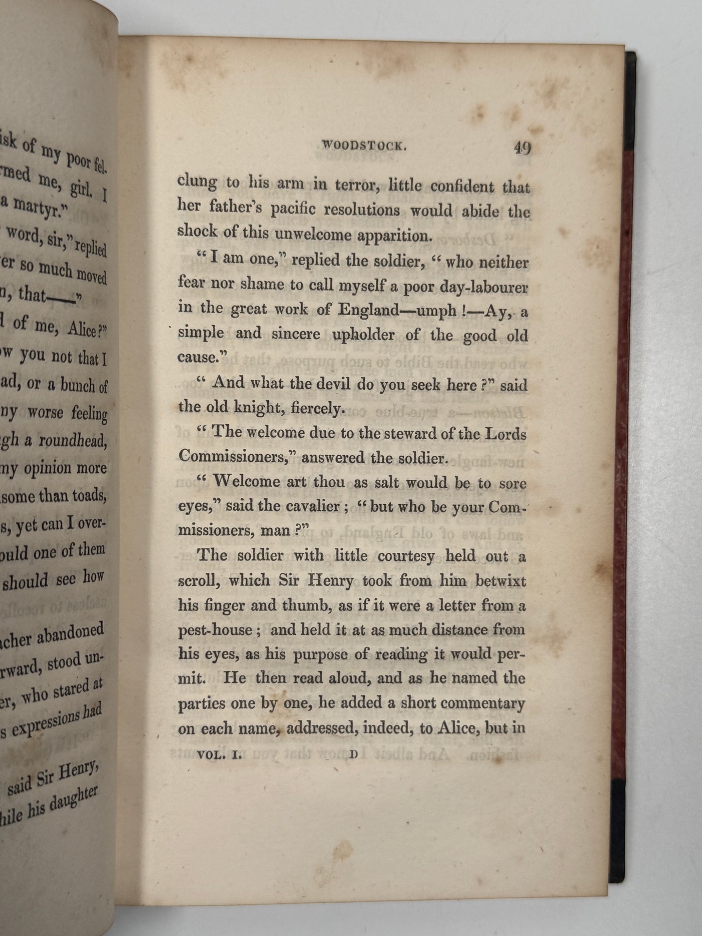 Woodstock by Sir Walter Scott 1826 First Edition