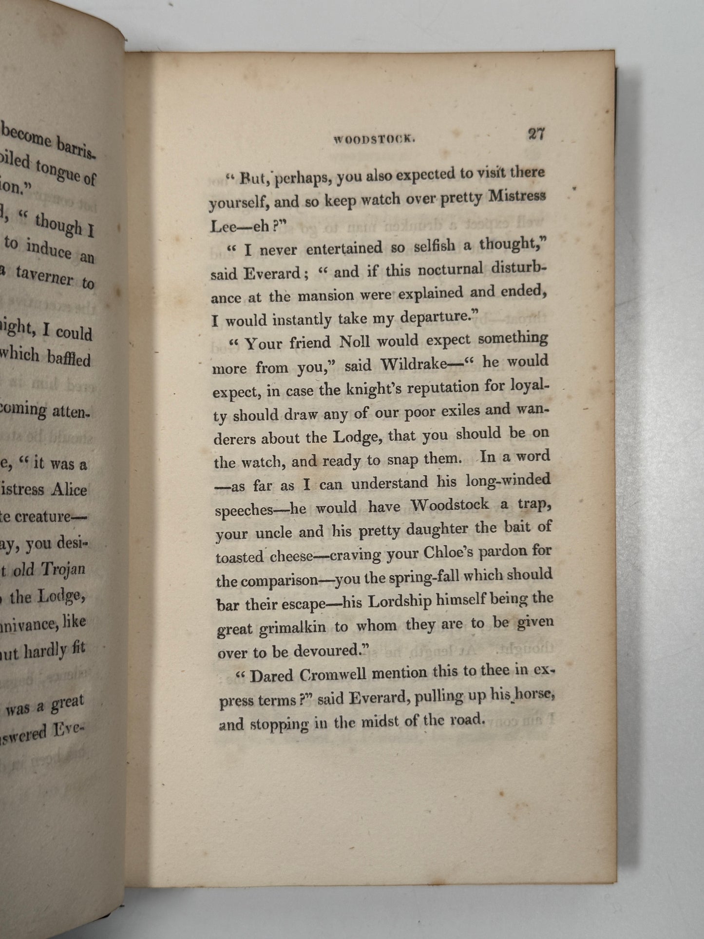 Woodstock by Sir Walter Scott 1826 First Edition