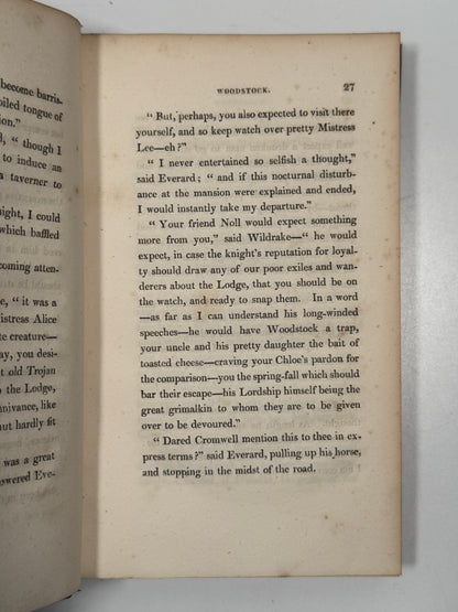 Woodstock by Sir Walter Scott 1826 First Edition