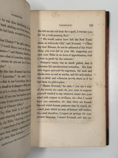 Woodstock by Sir Walter Scott 1826 First Edition