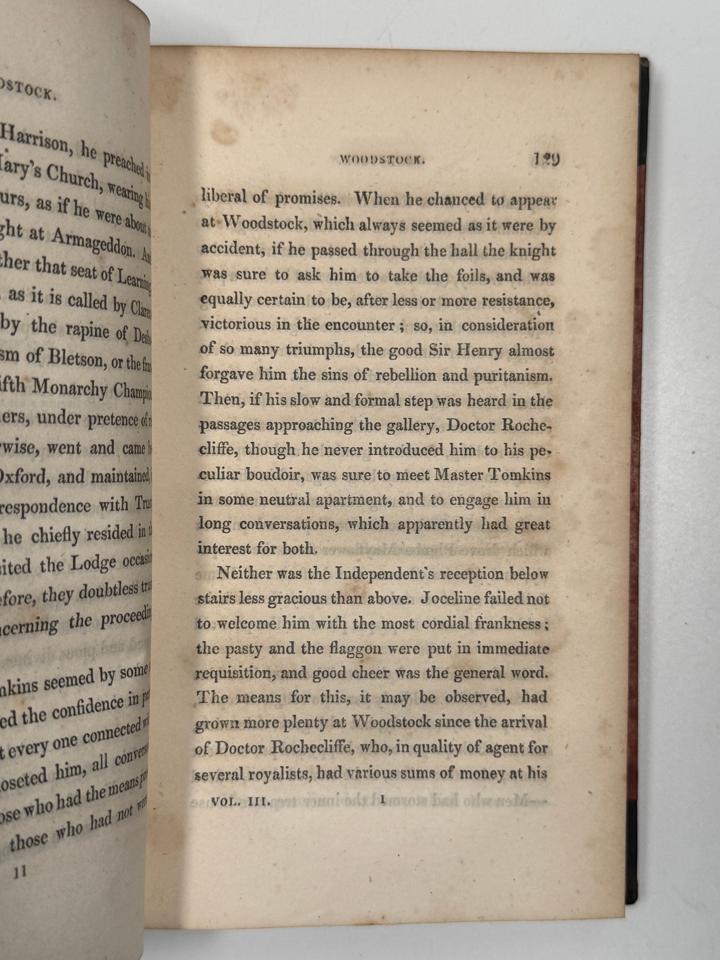 Woodstock by Sir Walter Scott 1826 First Edition