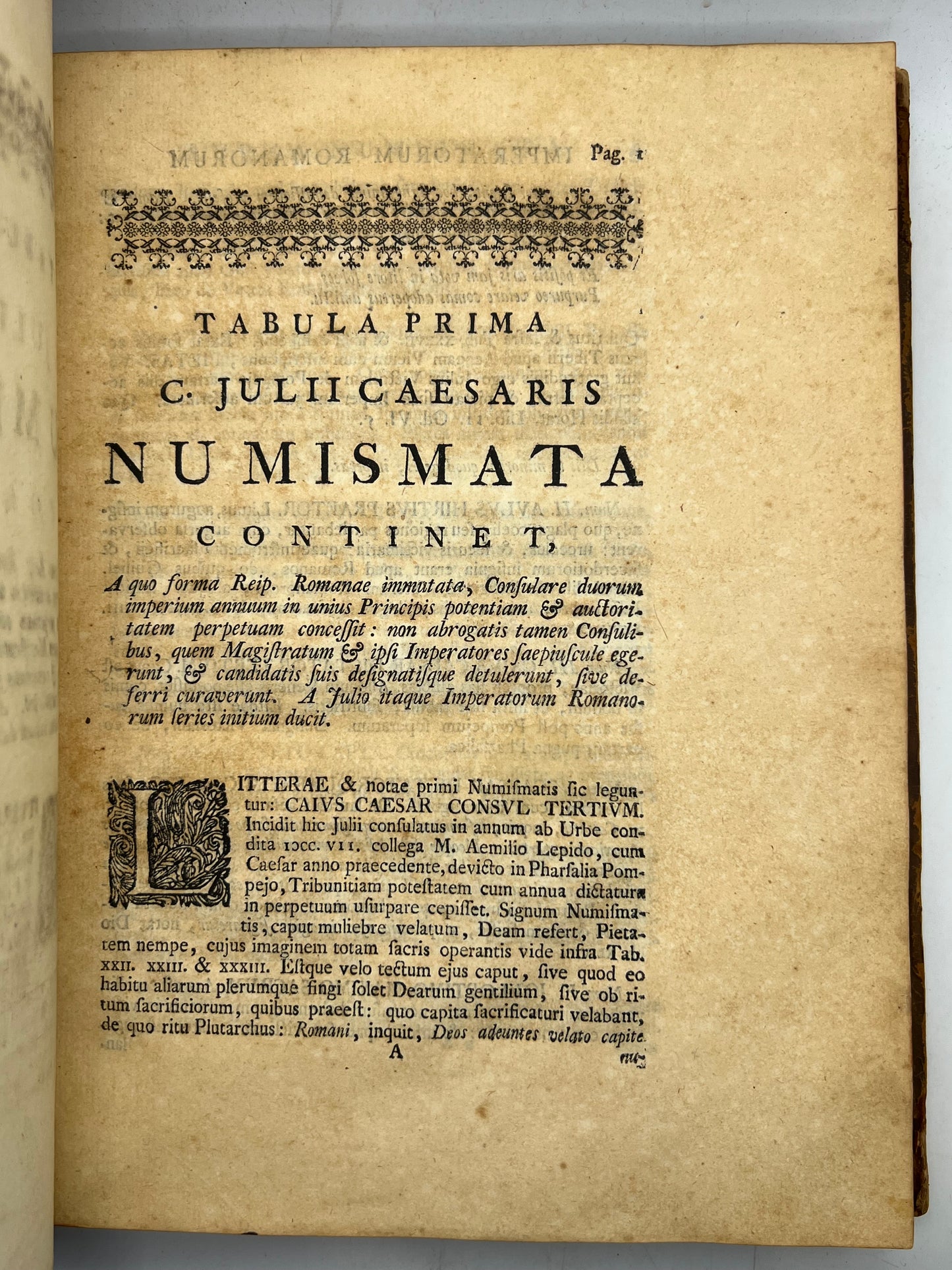 Coin Collecting: Numismata Aurea 1738 First Edition