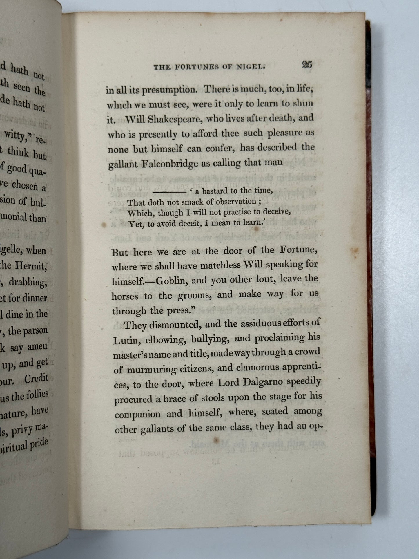 The Fortunes of Nigel by Walter Scott 1822 First Edition
