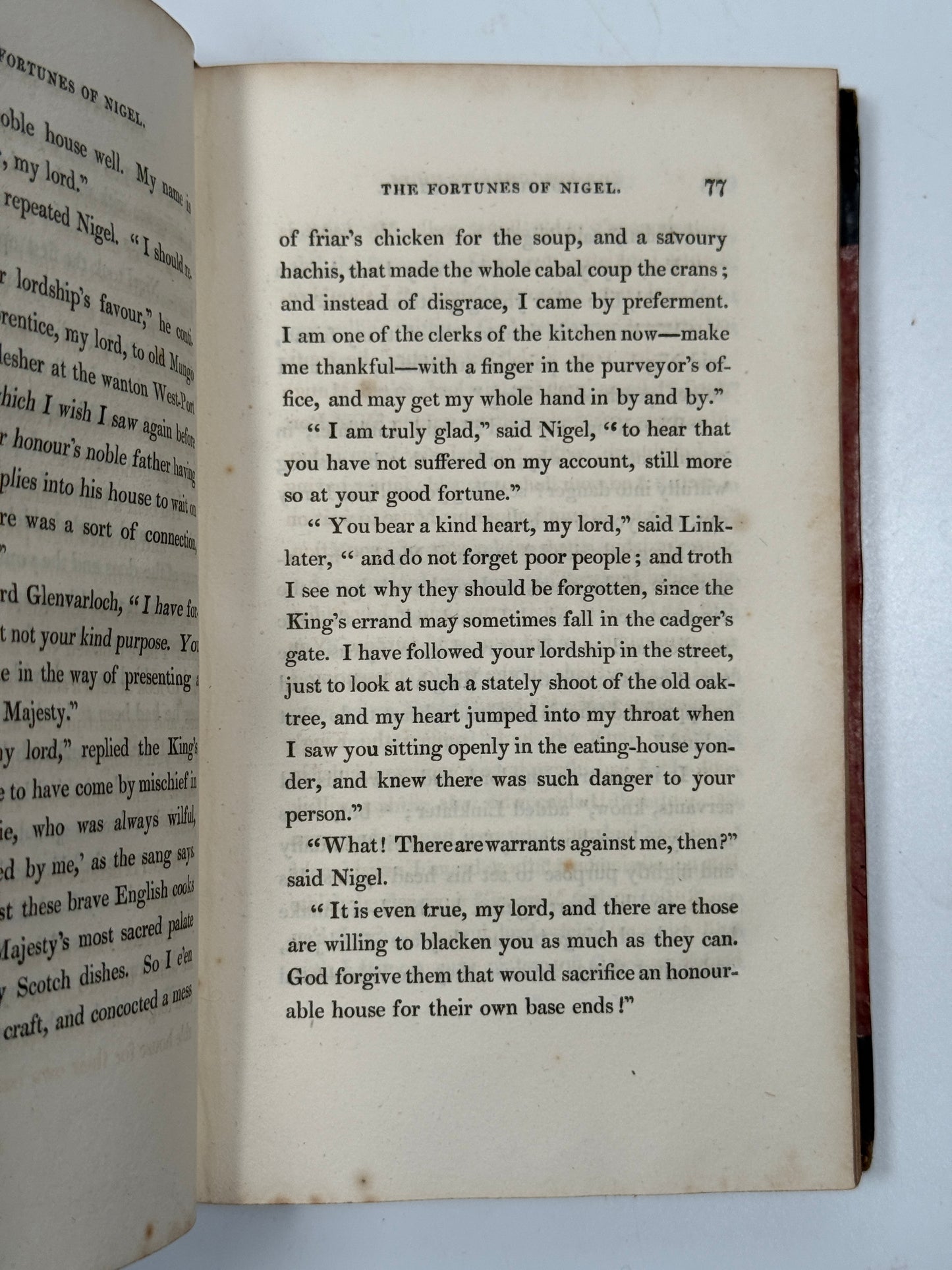 The Fortunes of Nigel by Walter Scott 1822 First Edition