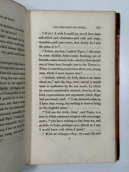 The Fortunes of Nigel by Walter Scott 1822 First Edition