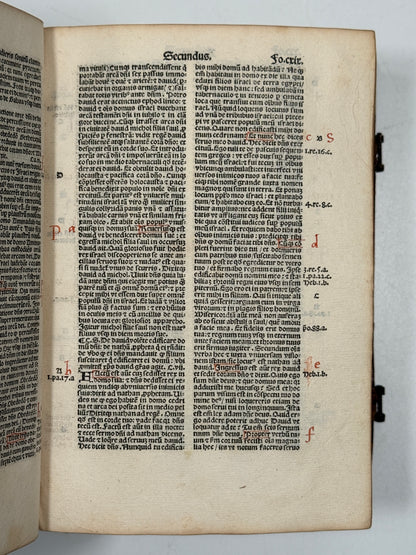 1549 Latin Bible; Kerver