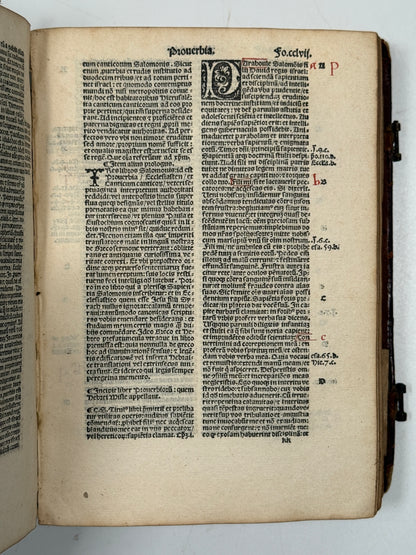 1549 Latin Bible; Kerver