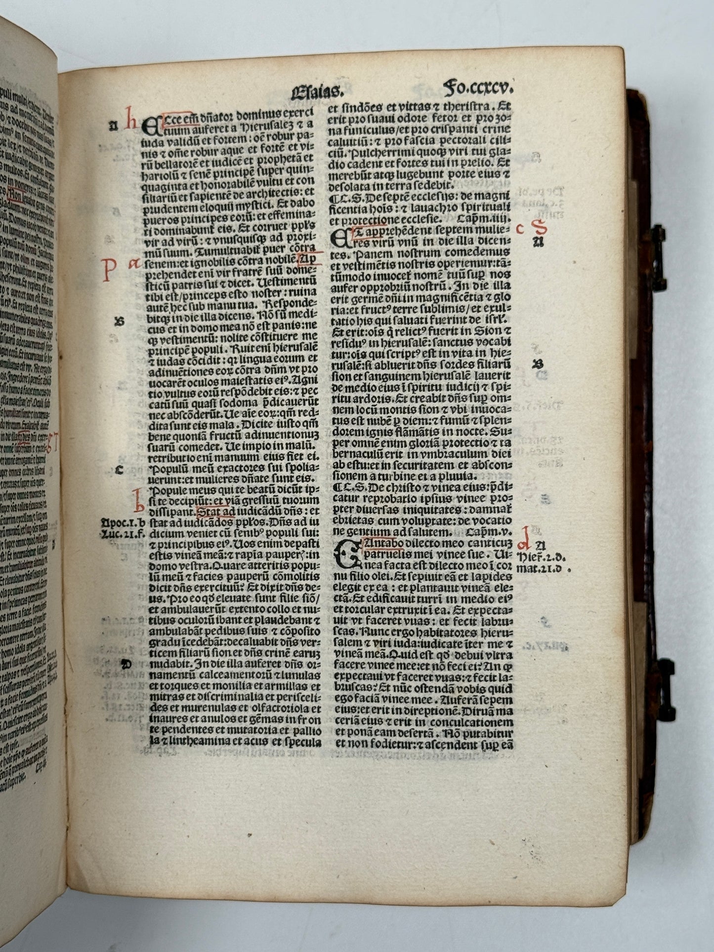 1549 Latin Bible; Kerver