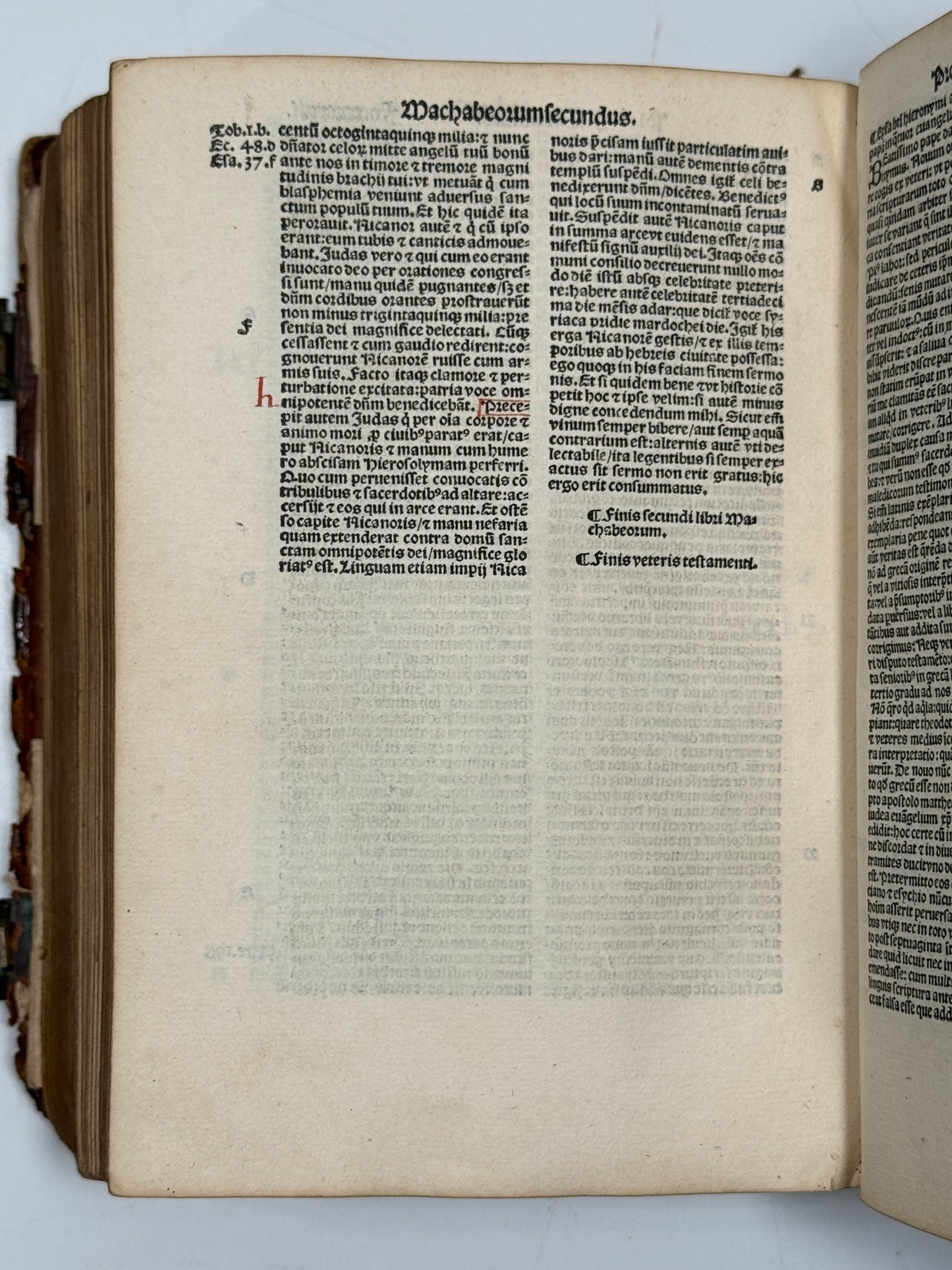1549 Latin Bible; Kerver