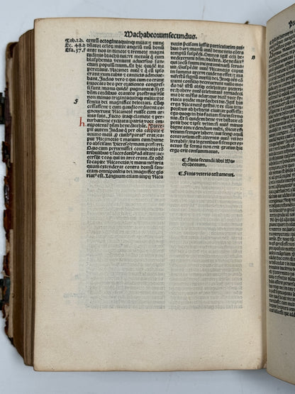 1549 Latin Bible; Kerver