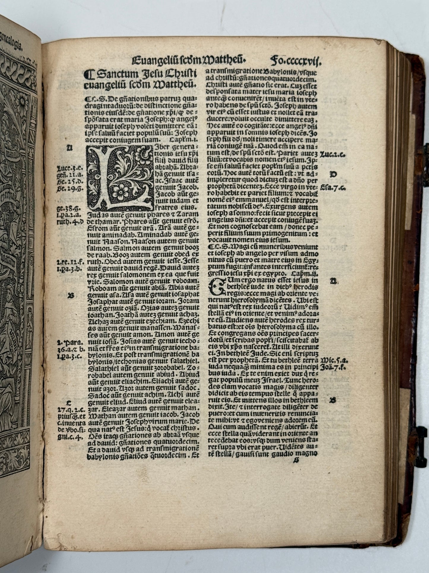 1549 Latin Bible; Kerver